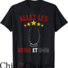 Toulouse Rugby T-Shirt Allez Les Rouges Et Noir