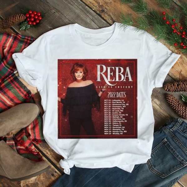 Tour 2022 2023 Locations And Dates Reba Mcentire Christmas shirt