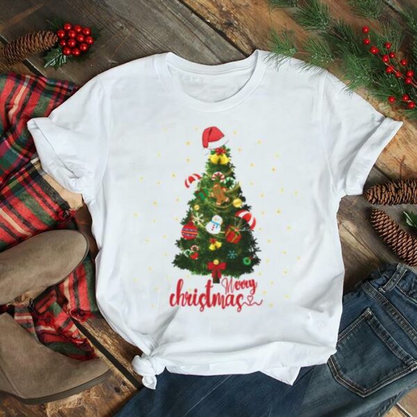 Tree Merry Tree Christmas Graphic Xmas shirt