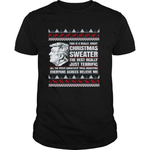 Trump Ugly Christmas Sweater The Best Really shirt