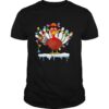 Turkey Playing Bolling Happy Light Christmas shirt