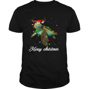 Turtle Light Merry Christmas shirt
