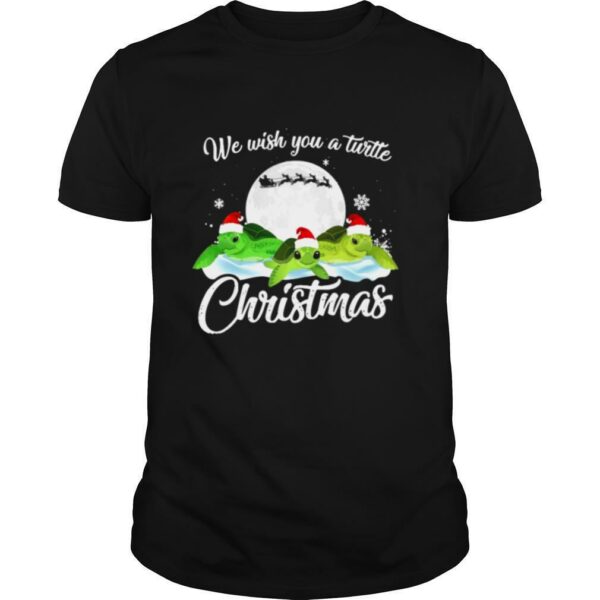 Turtles Santa We Wish You A Turtle Christmas shirt