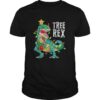 Tyrannosaurus Tree Rex Christmas Lights shirt
