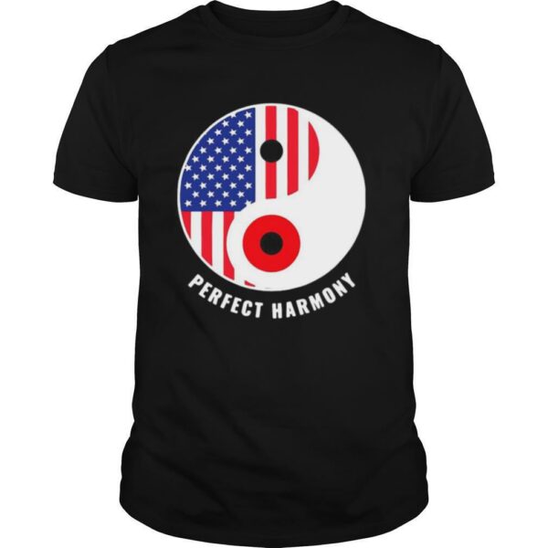 USA Japan Ying Yang Heritage For Proud Japanese American shirt