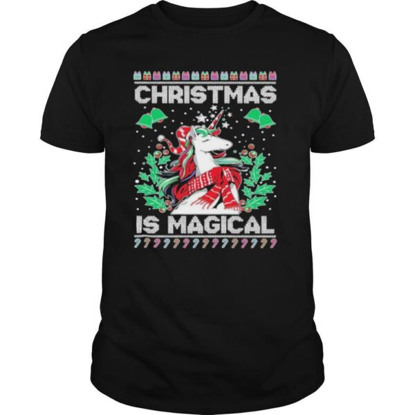 Unicorn Christmas Is Magical Ugly Christmas shirt