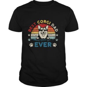 Vintage Corgi Dad Shirt Best Dog Dad Ever T Shirt