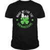 Wake Me For The Shenanigans Snoopy Patricks Day Shirt