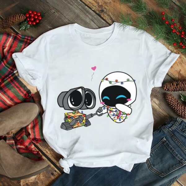 Wall E And Eve Christmas Lights shirt