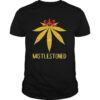 Weed Leaf Christmas Tree Mistlestoned shirt