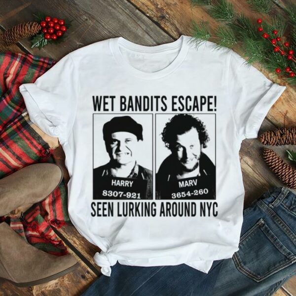 Wet Bandits Home Alone Criminals Christmas Movie shirt