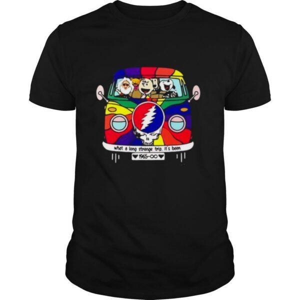 What A Long Strange Trip It’s Been Snoopy Bus Grateful Dead shirt