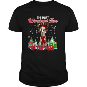 Whippet The Most Wonderful Time Of The Year Ugly Christmas shirt