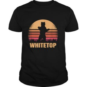 Whitetop Virginia Vintage Bear VA Distressed Retro 80s Gift T Shirt