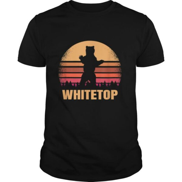 Whitetop Virginia Vintage Bear VA Distressed Retro 80s Gift T Shirt