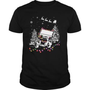Winged Sprint Cars With Tree Christmas Lights shirt