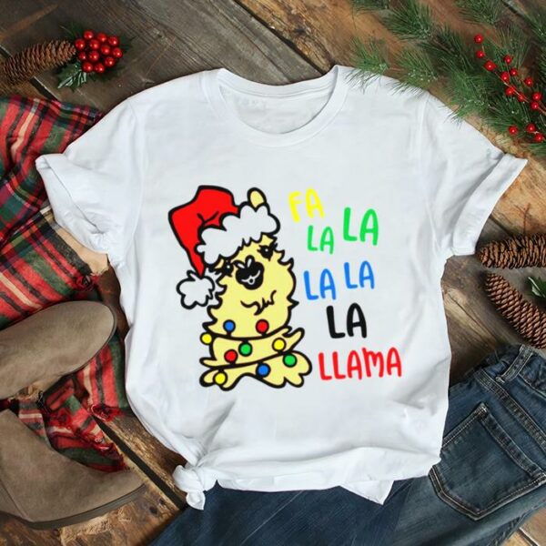 Xmas Llama Fa La La Christmas shirt