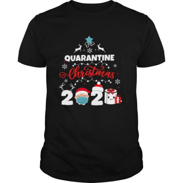 Xmas Quarantine Christmas 2020 Social distancing Christmas shirt