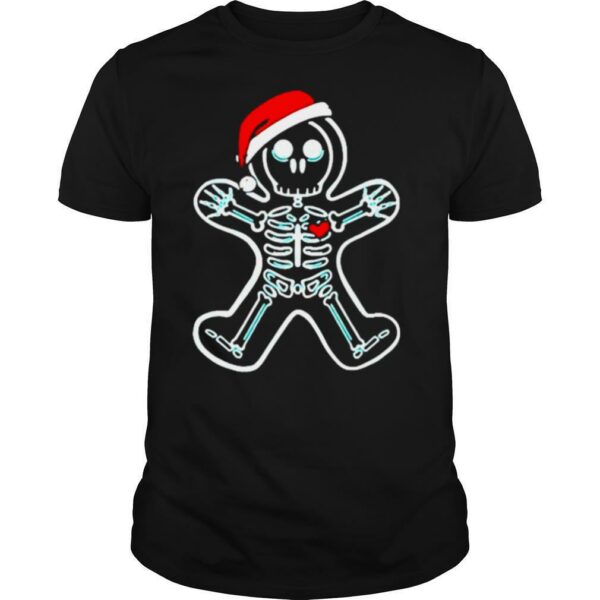 Xray Gingerbread Santa Christmas shirt