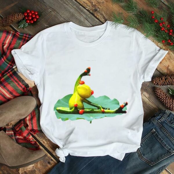 Yoga Frogs Stretching shirt