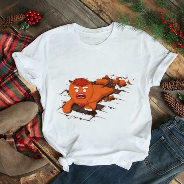 Zombie Christmas Gingerbread Man Funny Holiday shirt