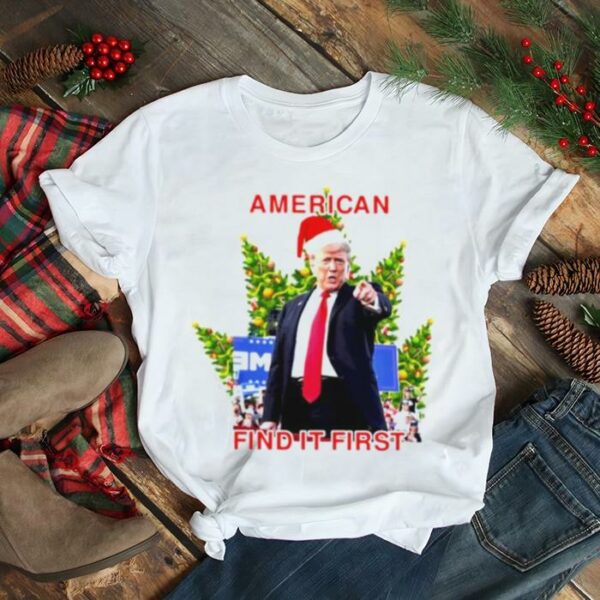 american find it first Santa Donand Trump Merry Christmas shirt