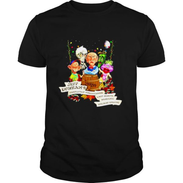 jeff Dunhams 2020 completely unrehearsed last minute pandemic holiday special Christmas shirt