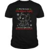 may the lovely Christmas lights fill your lights with brightness and positivity shirt
