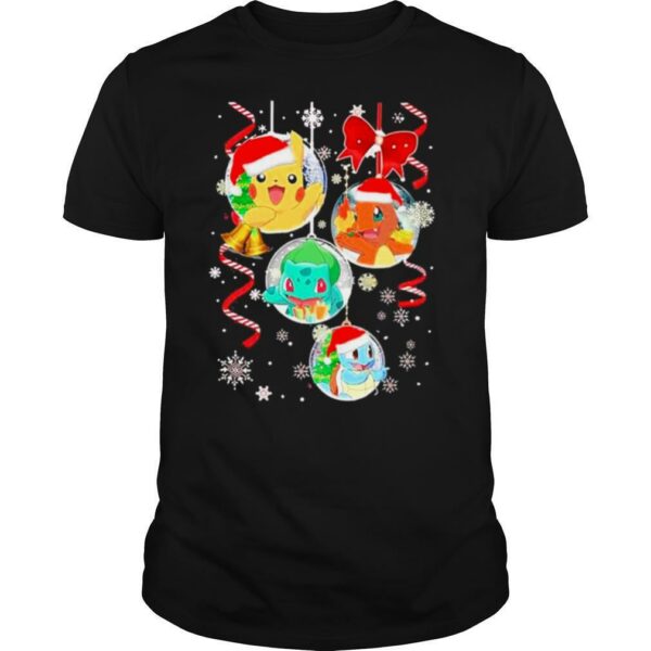 pokemon in bubbles christmas shirt