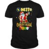 santa claus dabbing netto merry christmas mask 2020 covid19 shirt