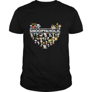 snoopy aholic heart shirt