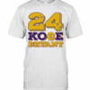 24 Kobe Bryant Los Angeles Lakers Basketball T-Shirt