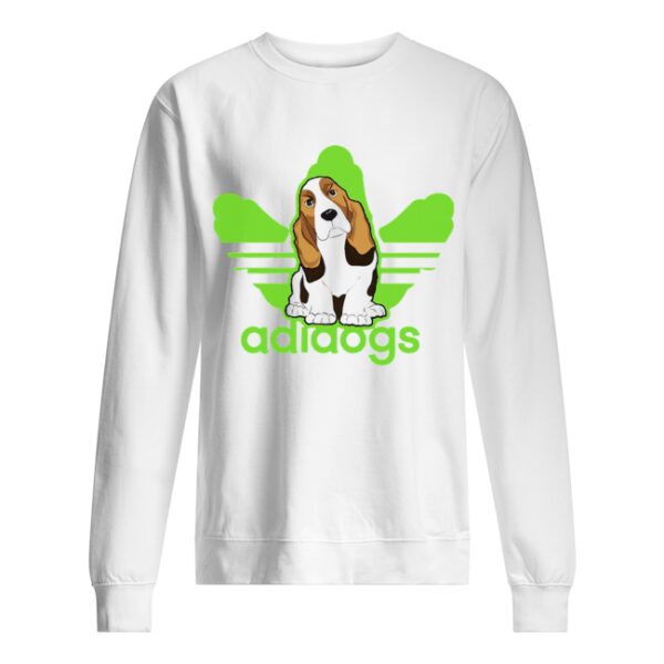 Addidos Basset Hound shirt