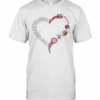Alabama Crimson Tide Football Logo Heart T-Shirt