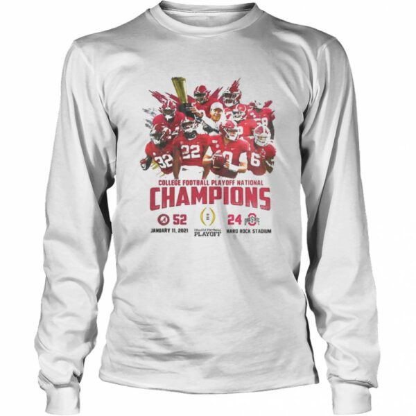 Alabama crimson college football playoff national champions 2021 shirt