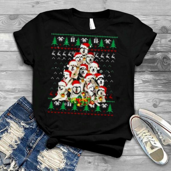 Alaskan Malamute Christmas Dog Lover Shirt Ugly shirt