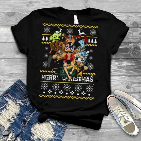 All Characters One Piece Christmas shirt