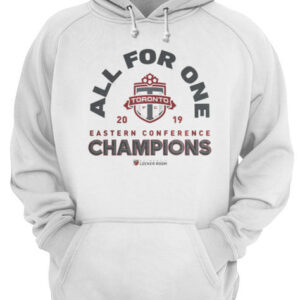 All For One Toronto FC 2019 NBA Eastern Conference Champs Authentic MLS Locker Room shirt 3