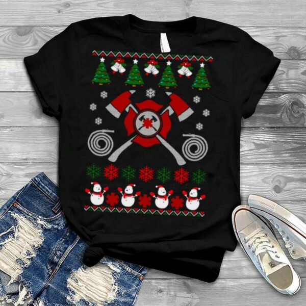 Amazing Job Merry Firefighter Ugly Christmas shirt