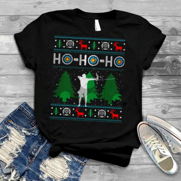 Archery Bow Hunting Bow Hunter Xmas Christmas shirt