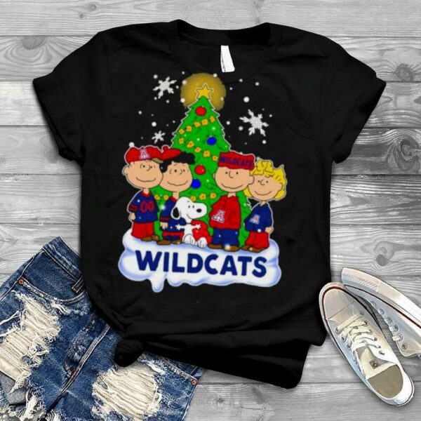 Arizona Wildcats The Peanuts Christmas Tree Sweatshirt