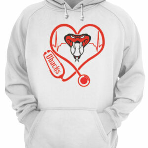 Arizona diamondbacks baseball stethoscope heartbeat shirt 3