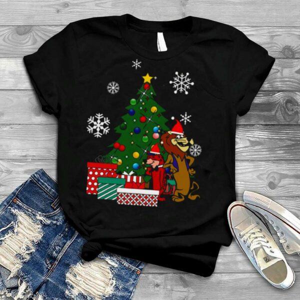 Around The Christmas Tree Lippy The Lion And Hardy Har Har shirt