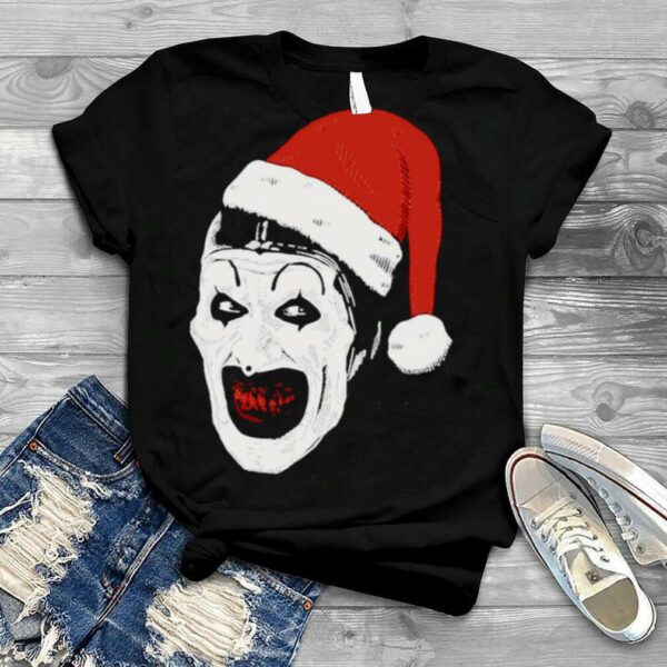 Art Christmas Terrifier Santa shirt