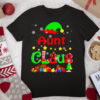 Aunt Claus Christmas Elf Lover Matching shirt
