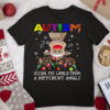 Autism Reindeer Seeing The World From A Different Angle Christmas Shirt