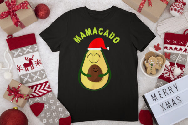 Avocado Christmas Mama Avocado Mom Funny Avocado Mamacado T Shirt