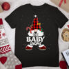 Baby Gnome Buffalo Plaid Matching Family Christmas Pajama T Shirt