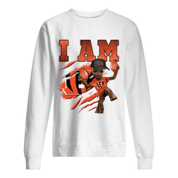 Baby Groot I Am Cincinnati Bengals shirt