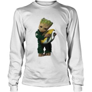 Baby Groot hug Green Bay Packers shirt 2